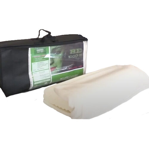 Garanta Bio Latex Nackenstützkissen mit Verpackung auf weißem Hintergrund