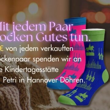 Socken mit Hannover Motiv