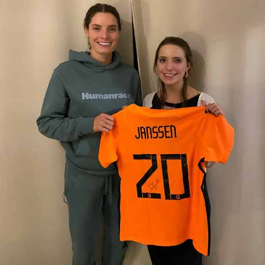 Dominique Janssen mit Heiko Hügel