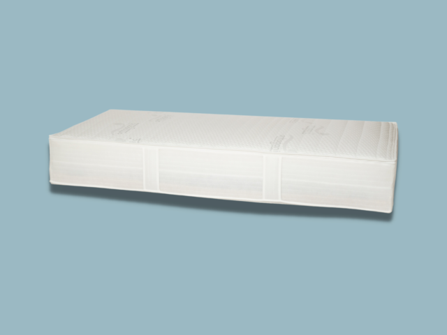 Das Orthoganic everybox Schlafsystem: Lattenrost und Matratze in einem Bezug für Boxspringbetten