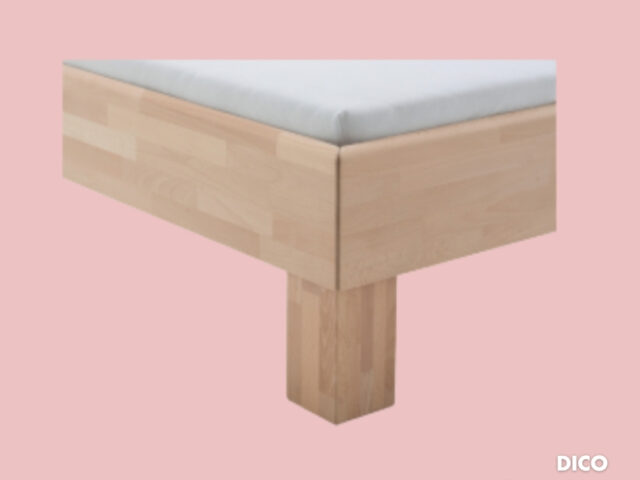 Nahaufnahme Füße Dico Avantgarde Bettgestell