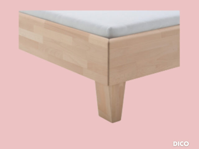 Nahaufnahme Füße Dico Avantgarde Bettgestell