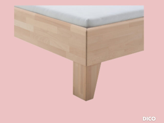 Nahaufnahme Füße Dico Avantgarde Bettgestell