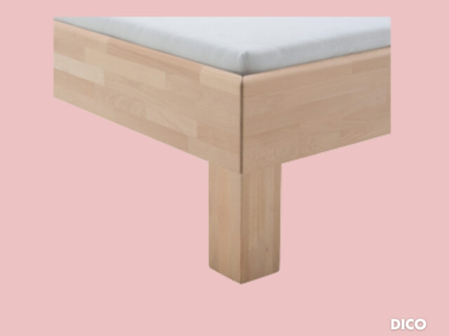 Nahaufnahme Komfort Füße Dico Avantgarde Bettgestell