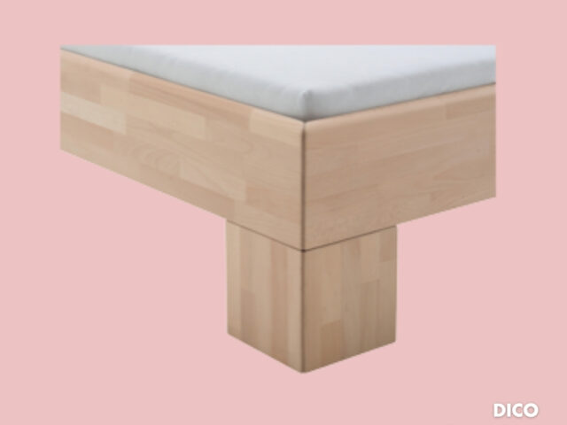 Nahaufnahme Füße Dico Avantgarde Bettgestell