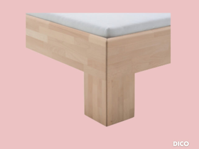 Nahaufnahme Komfort Füße Dico Avantgarde Bettgestell